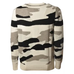 MC2 Saint Barth - Pullover Heron Snow Camo Opt - Military Pattern - Luxury Exclusive Collection - Avvenice