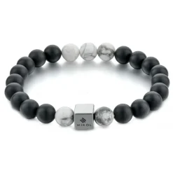 Mikol Marmi - Agate Gemstone Marble Beaded Bracialet - Real Marble - Mikol Marmi Collection - Avvenice