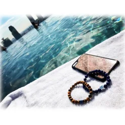 Mikol Marmi - Agate Gemstone Marble Beaded Bracialet - Real Marble - Mikol Marmi Collection - Avvenice