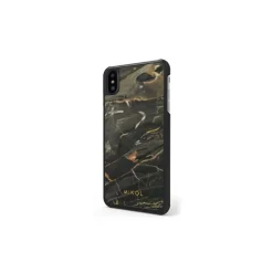 Mikol Marmi - Black Gold Marble iPhone Case - iPhone XS Max - Real Marble Case - iPhone Cover - Apple - Mikol Marmi Collection - Avvenice
