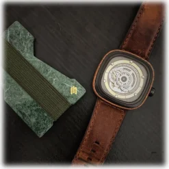 Mikol Marmi - Black Marquina Gemstone Marble Minimalist Wallet - Credit Cards Holder - Real Marble - Mikol Marmi Collection - Avvenice