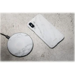 Mikol Marmi - Carrara White Marble iPhone Case - iPhone X / XS - Real Marble - iPhone Cover - Apple - Mikol Marmi Collection - Avvenice
