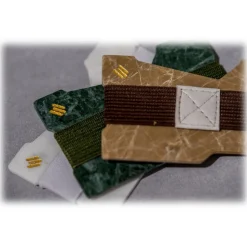 Mikol Marmi - Emerald Green Gemstone Marble Minimalist Wallet - Credit Cards Holder - Real Marble - Mikol Marmi Collection - Avvenice