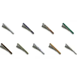 Mikol Marmi - Emerald Green Gemstone Marble Tie Bar - Real Marble - Mikol Marmi Collection - Avvenice