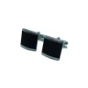 Mikol Marmi - Enamel and Copper Plating Rectangular Marble Cuff Links - Mikol Marmi Collection - Avvenice