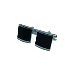Mikol Marmi - Enamel and Copper Plating Rectangular Marble Cuff Links - Mikol Marmi Collection - Avvenice