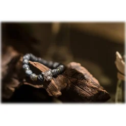 Mikol Marmi - Howlite Gemstone Marble Beaded Bracialet - Real Marble - Mikol Marmi Collection - Avvenice