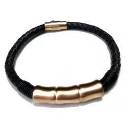 Mikol Marmi - Leather Braided Copper Bracialet - Mikol Marmi Collection - Avvenice