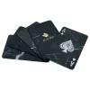 Mikol Marmi - Marble Poker Cards - 4 Aces - Mish Marquina Black Marble - Real Marble Poker Cards - Mikol Marmi Collection - Avvenice