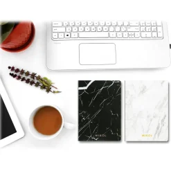 Mikol Marmi - Marquina Black Marble Notebook - Real Marble - Desk Supplies - Mikol Marmi Collection - Avvenice