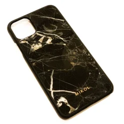 Mikol Marmi - Marquina Black Marble iPhone Case - iPhone 11 Pro - Real Marble - iPhone Cover - Apple - Exclusive Collection - Avvenice