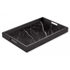 Mikol Marmi - Marquina Black Marble Trays - Large - Real Marble - Living - Mikol Marmi Collection - Avvenice