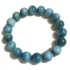 Mikol Marmi - Ocean Blue Gemstone Marble Beaded Bracialet - Real Marble - Mikol Marmi Collection - Avvenice