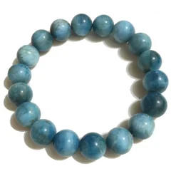 Mikol Marmi - Ocean Blue Gemstone Marble Beaded Bracialet - Real Marble - Mikol Marmi Collection - Avvenice