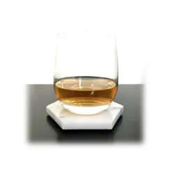 Mikol Marmi - Personalized Coasters in White Carrara Marble - Real Marble - Living - Mikol Marmi Collection - Avvenice