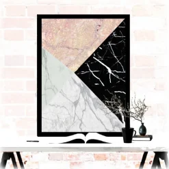 Mikol Marmi - Real Marble Geometric Art Piece - Large - Real Marble - Mikol Marmi Collection - Avvenice