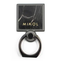 Mikol Marmi - Ring Grip Mount Universal - Marquina Black Marble - Real Marble - iPhone - Apple - Samsung - Exclusive Collection - Avvenice