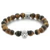 Mikol Marmi - Tiger Eye Gemstone Marble Beaded Bracialet - Real Marble - Mikol Marmi Collection - Avvenice