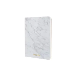 Mikol Marmi - White Carrara Marble Notebook - Real Marble - Desk Supplies - Mikol Marmi Collection - Avvenice
