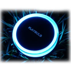 MiPow - PlayBulb Garden - Solar Color Led Garden Light Color Bluetooth Smart - Solar Led Light Smart Home - Triple Pack - Avvenice