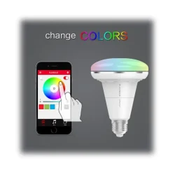 MiPow - PlayBulb Reflector - Color Bluetooth Smart Led Candle Light Bulb - Bulb Smart Home - Avvenice
