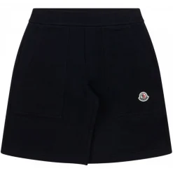 Moncler - Black Logo Patch Shorts - Moncler Exclusive Luxury Collection - Avvenice