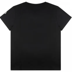 Moncler - Black Logo Print T-Shirt - Moncler Exclusive Luxury Collection - Avvenice