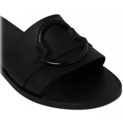 Moncler - Black Mon Slides - Moncler Exclusive Luxury Collection - Avvenice