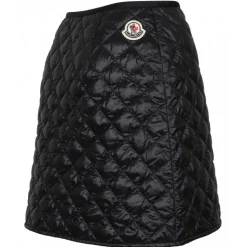 Moncler - Black Padded Skirt - Moncler Exclusive Luxury Collection - Avvenice