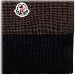 Moncler - Brown and Black Scarf - Moncler Exclusive Luxury Collection - Avvenice