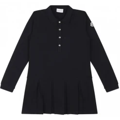 Moncler - Enfant Dark Blue Dress - Moncler Exclusive Luxury Collection - Avvenice