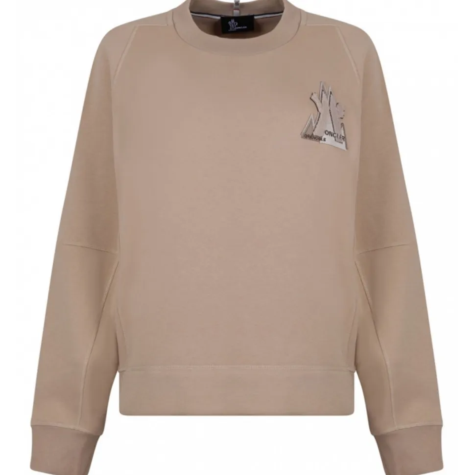Moncler Grenoble - Light Brown Sweatshirt - Moncler Grenoble Exclusive Luxury Collection - Avvenice