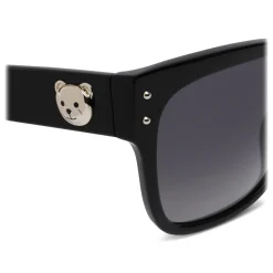 Moschino - Glasses with Moschino Teddy Bear Decoration - Black - Moschino Eyewear - Avvenice