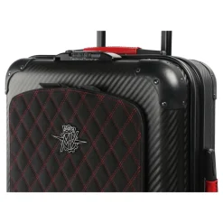 MV Augusta - TecknoMonster - TecknoMonster Carbon Suitcase Cabin Large - Trolley - Aeronautical Carbon Trolley Suitcase - Avvenice