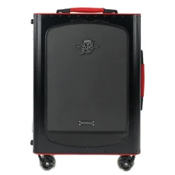 MV Augusta - TecknoMonster - TecknoMonster Titanium Suitcase With Flap - Trolley - Aeronautical Carbon Trolley Suitcase - Avvenice