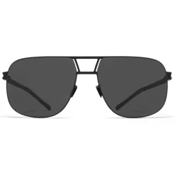 Mykita - Al - NO1 - Dark Grey Black - Metal Collection - Sunglasses - Mykita Eyewear - Avvenice