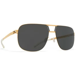 Mykita - Al - NO1 - Gold Dark Grey - Metal Collection - Sunglasses - Mykita Eyewear - Avvenice