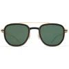 Mykita - Alder - Mykita Mylon - Black Gold Green - Metal Collection - Sunglasses - Mykita Eyewear - Avvenice