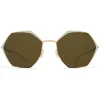 Mykita - Alessia - Decades - Champagne Gold Green - Metal Collection - Sunglasses - Mykita Eyewear - Avvenice