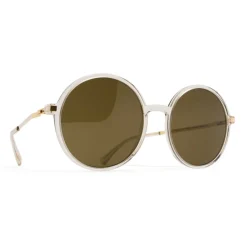 Mykita - Anana - Lite - Champagne Gold Brown - Acetate Collection - Sunglasses - Mykita Eyewear - Avvenice