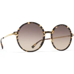 Mykita - Anana - Lite - Glossy Gold Brown - Acetate Collection - Sunglasses - Mykita Eyewear - Avvenice