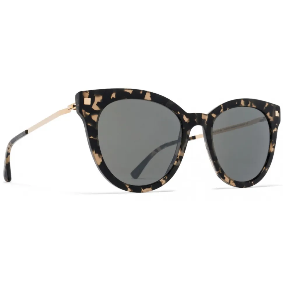 Mykita - Anik - Lite - Champagne Gold Black - Acetate Collection - Sunglasses - Mykita Eyewear - Avvenice