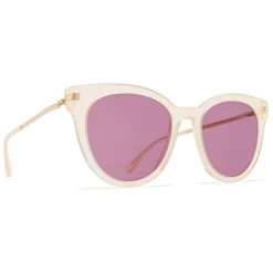 Mykita - Anik - Lite - Champagne Gold Plum - Acetate Collection - Sunglasses - Mykita Eyewear - Avvenice