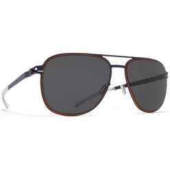 Mykita - Caleb - NO1 - Indigo Orange Grey - Metal Collection - Sunglasses - Mykita Eyewear - Avvenice