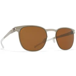 Mykita - Easton - NO1 - Silver Amber Brown - Metal Collection - Sunglasses - Mykita Eyewear - Avvenice