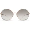 Mykita - Elisa - Decades - Shiny Copper Grey - Metal Collection - Sunglasses - Mykita Eyewear - Avvenice