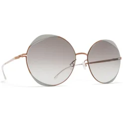 Mykita - Elisa - Decades - Shiny Copper Grey - Metal Collection - Sunglasses - Mykita Eyewear - Avvenice