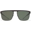 Mykita - Hampton - NO1 - Dark Brown Green - Metal Collection - Sunglasses - Mykita Eyewear - Avvenice