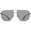 Mykita - Hiroto - Lessrim - Black Grey - Metal Collection - Sunglasses - Mykita Eyewear - Avvenice