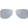 Mykita - HL002 - Mykita & Helmut Lang - White Silver - Metal Collection - Sunglasses - Mykita Eyewear - Avvenice